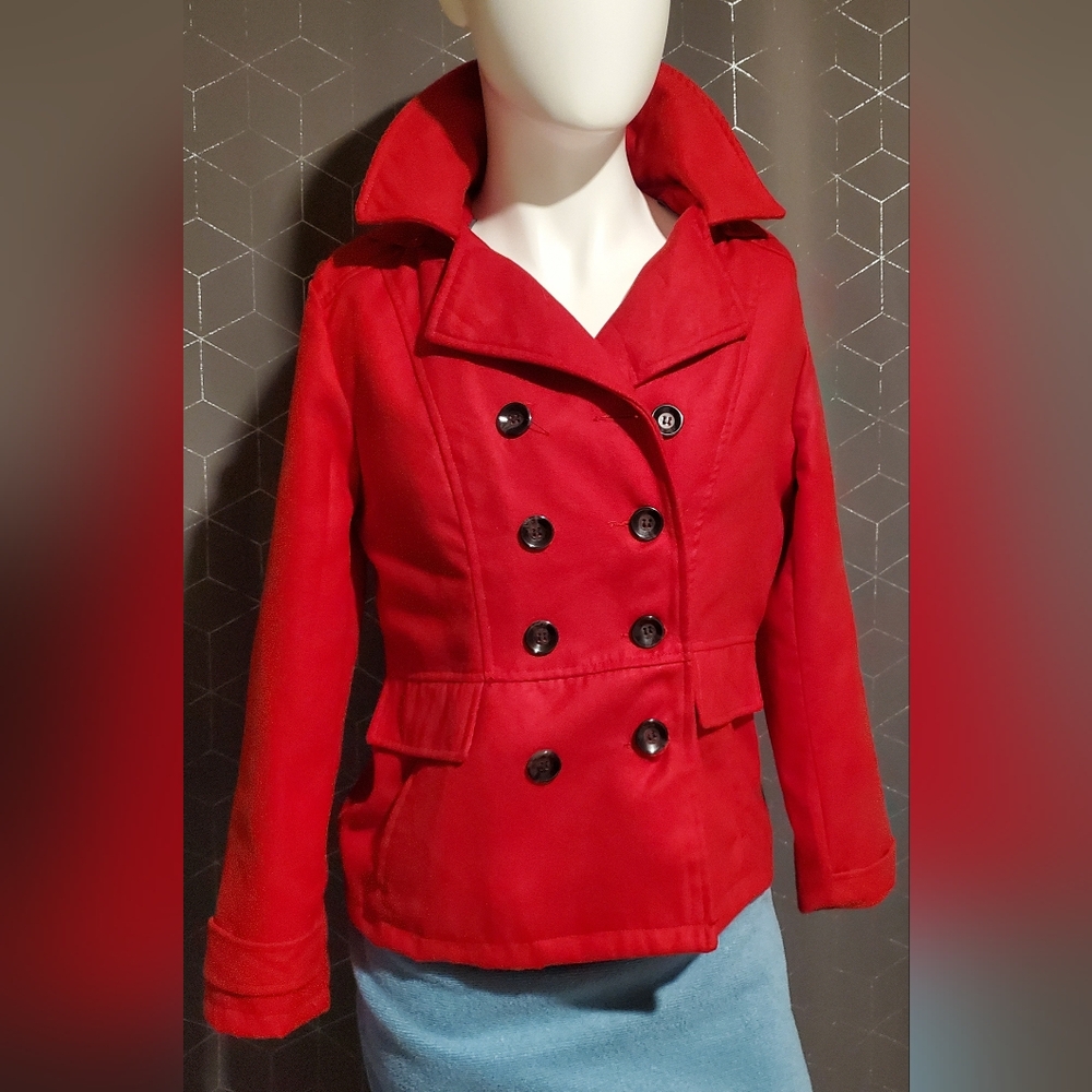 Women's red coat  size large